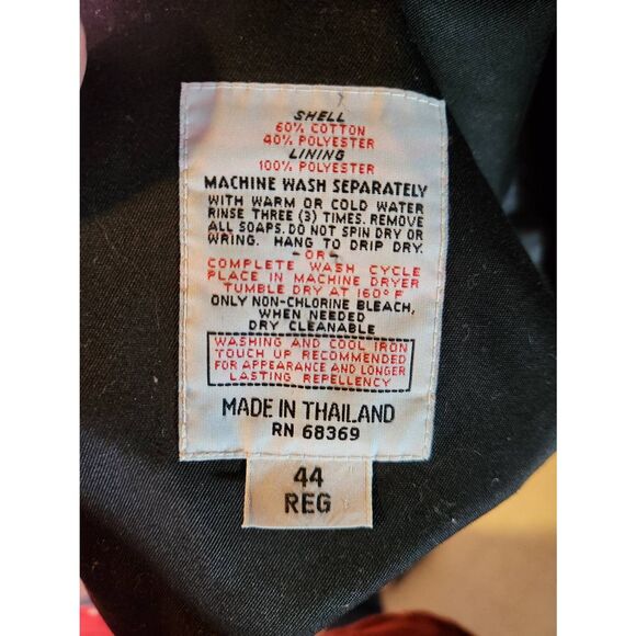 Towne by London Fog Trench Coat Men’s 44 Regular with Removable Liner Made In Th - Picture 4 of 8